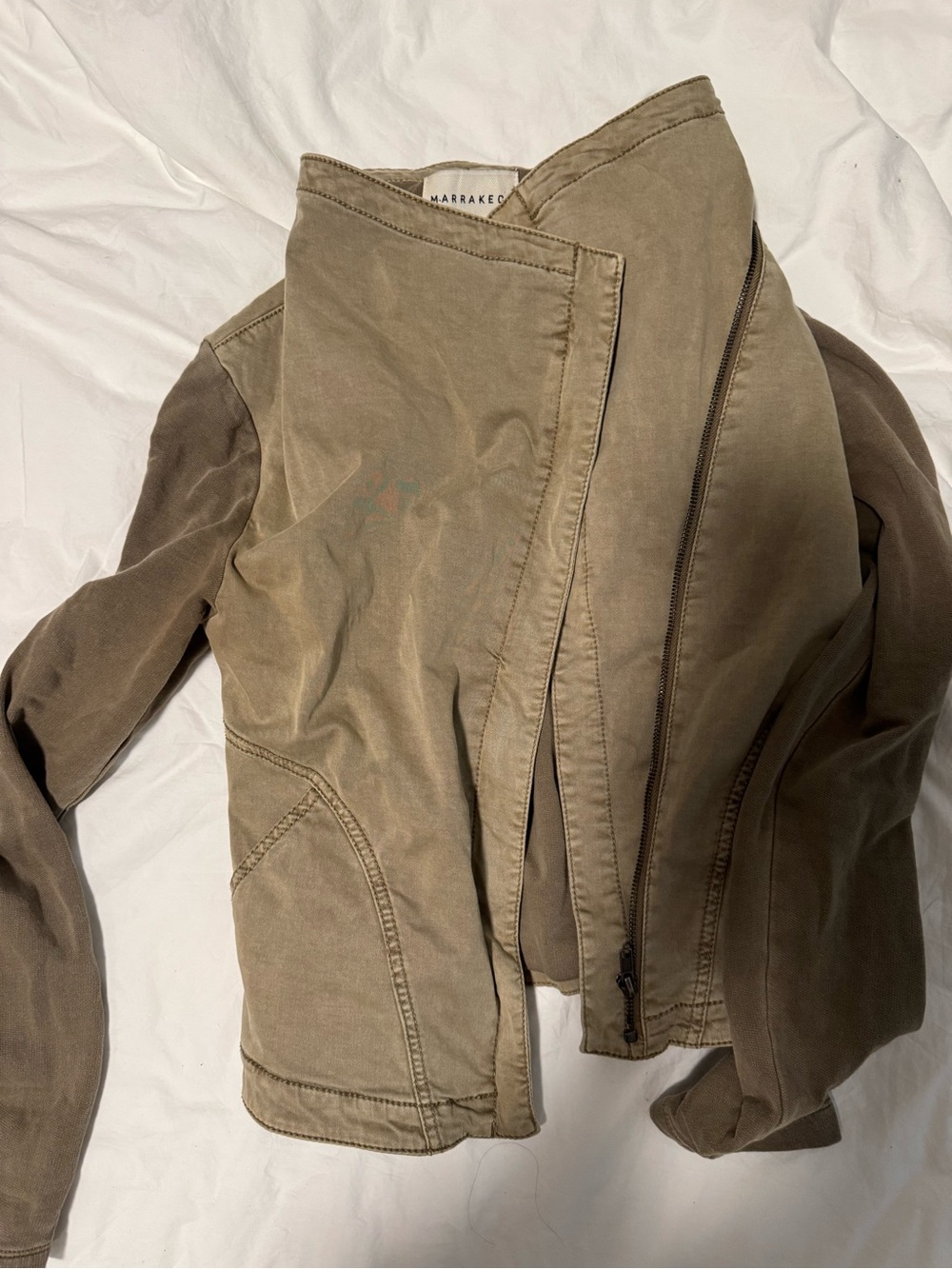 Marrakech Khaki Women's Jean Jacket